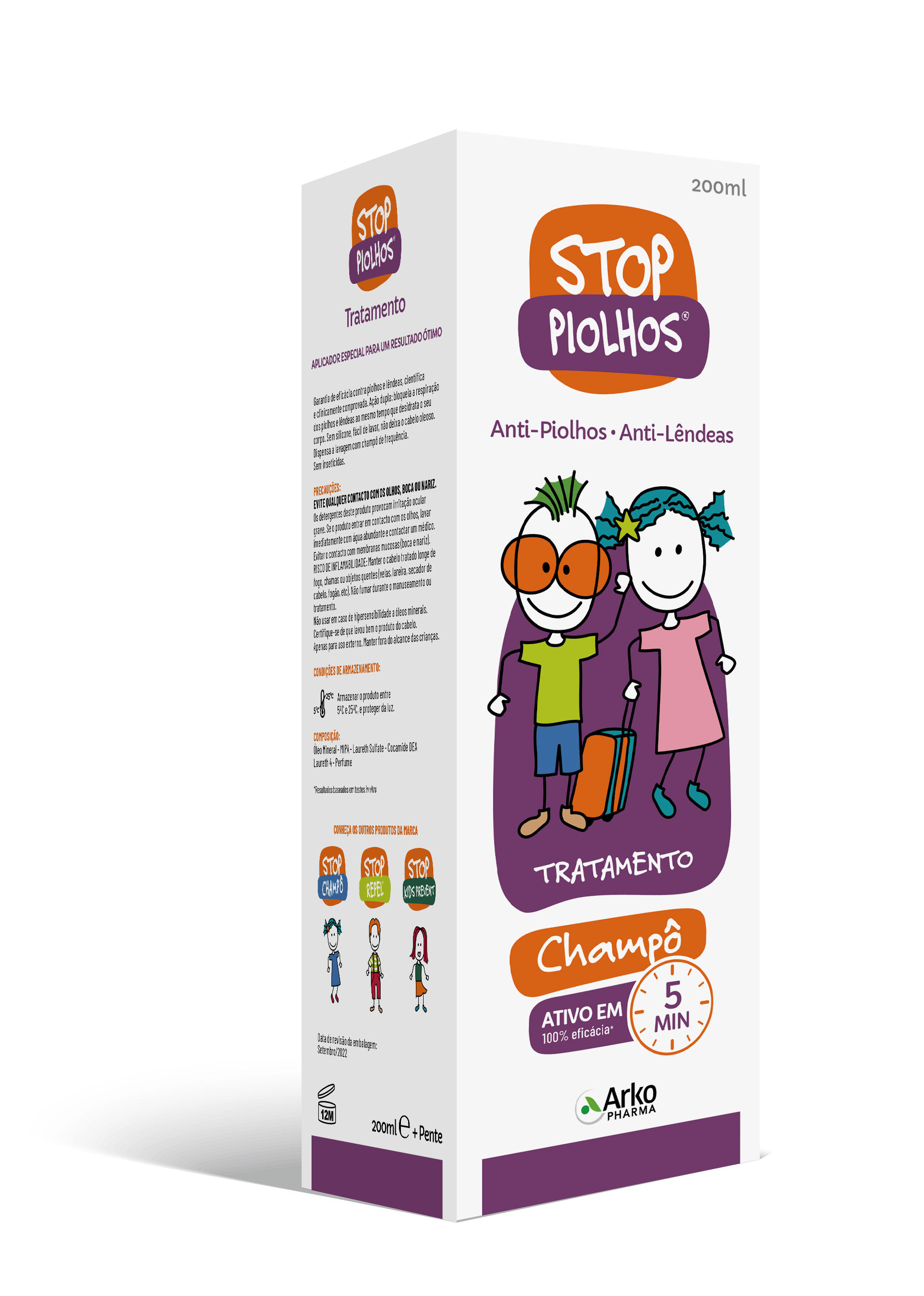 Stop Piolhos Champô Tratamento 200ml