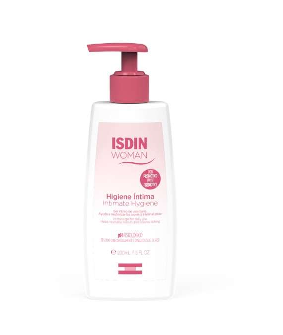 ISDIN Woman Higiene Íntima 200ML- Gel de higiene íntima feminina
