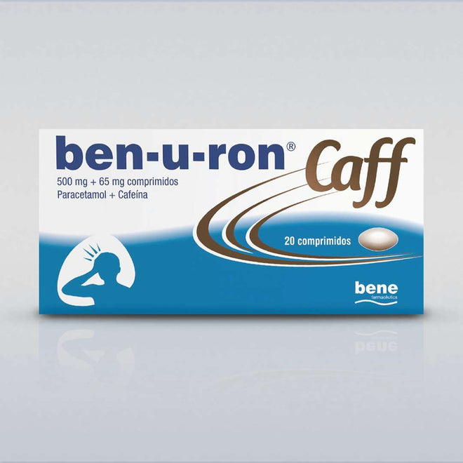 BEN-U-RON CAFF, 500/65 MG X 20 COMP CAFEINA 