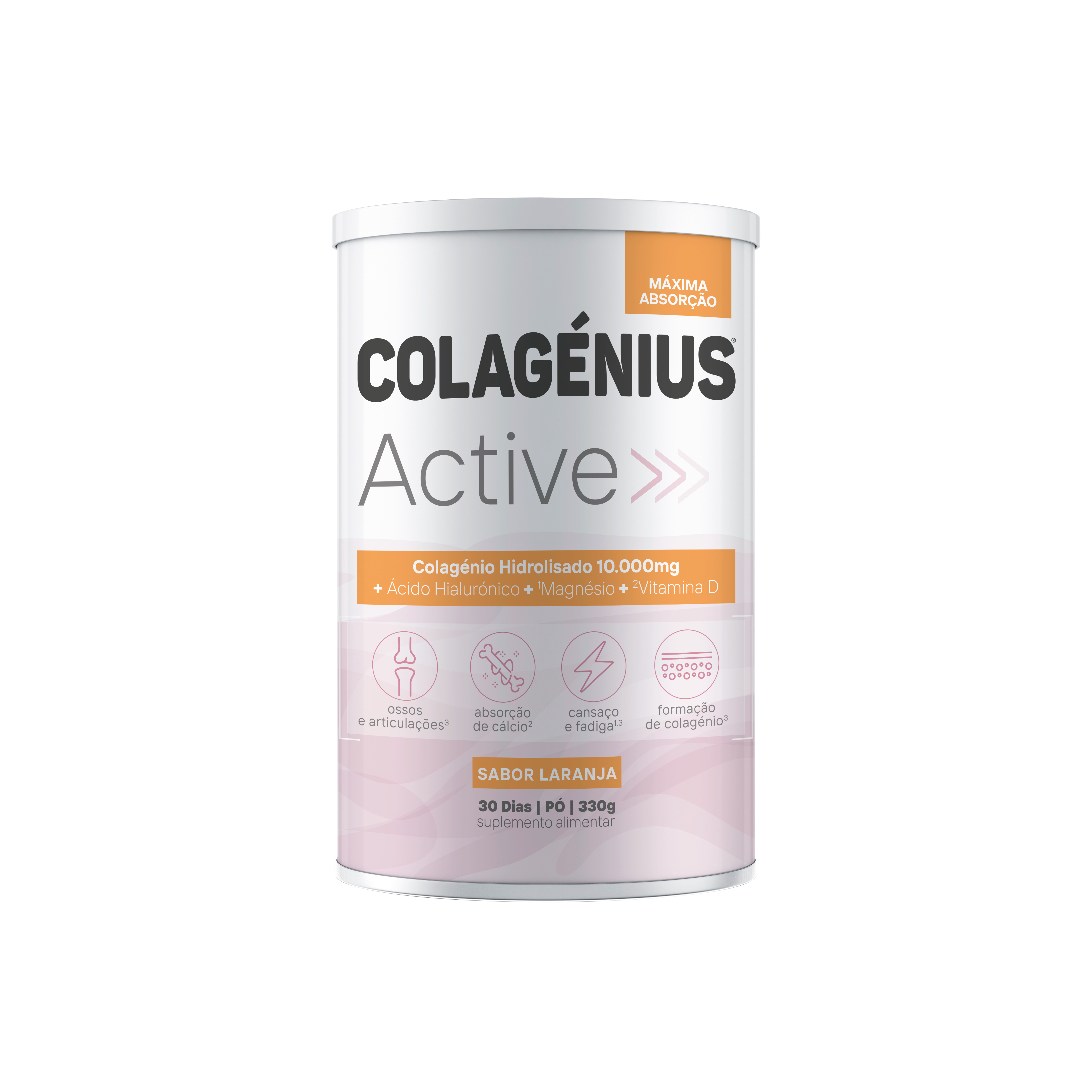 Colagénius Active Laranja Pó 345g
