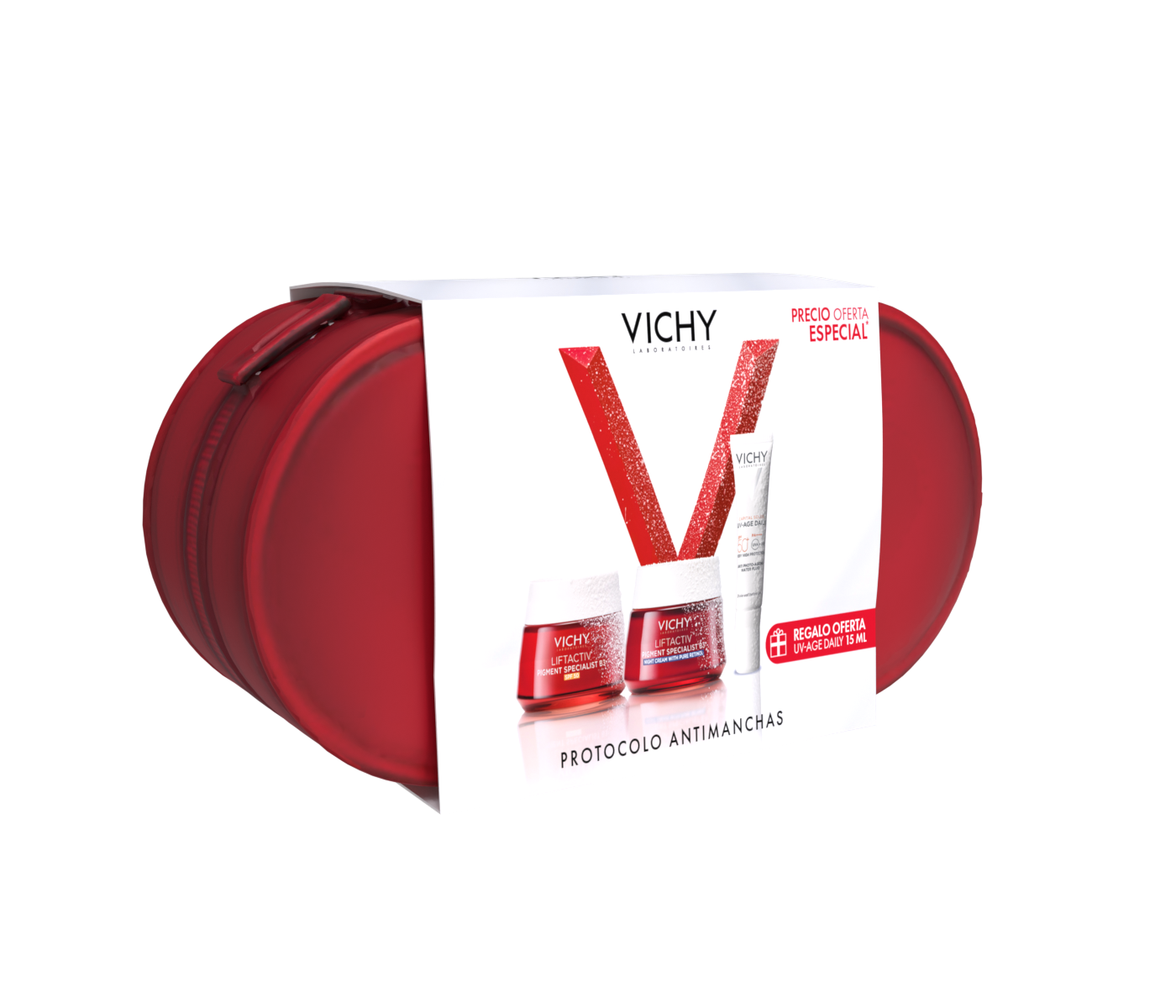 Vichy Liftactiv B3 Creme Dia 50 ml + Creme Noite Retinol 50 ml + Oferta Fluído Solar SPF 50+