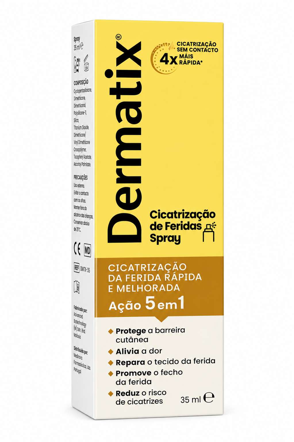 Dermatix Cicatrização Feridas Spray 35Ml