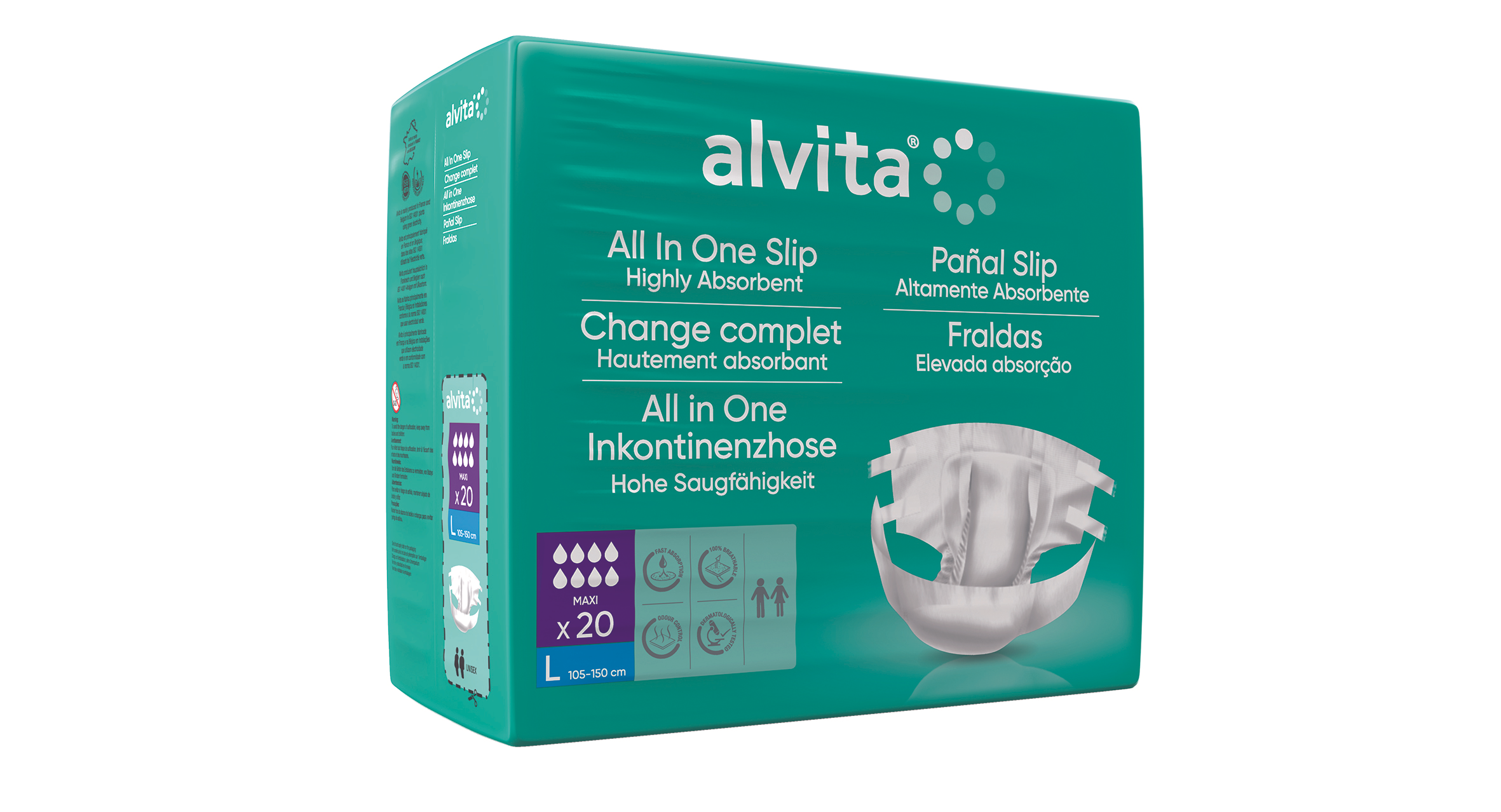 Alvita Fralda de Noite Maxi/ Large X20