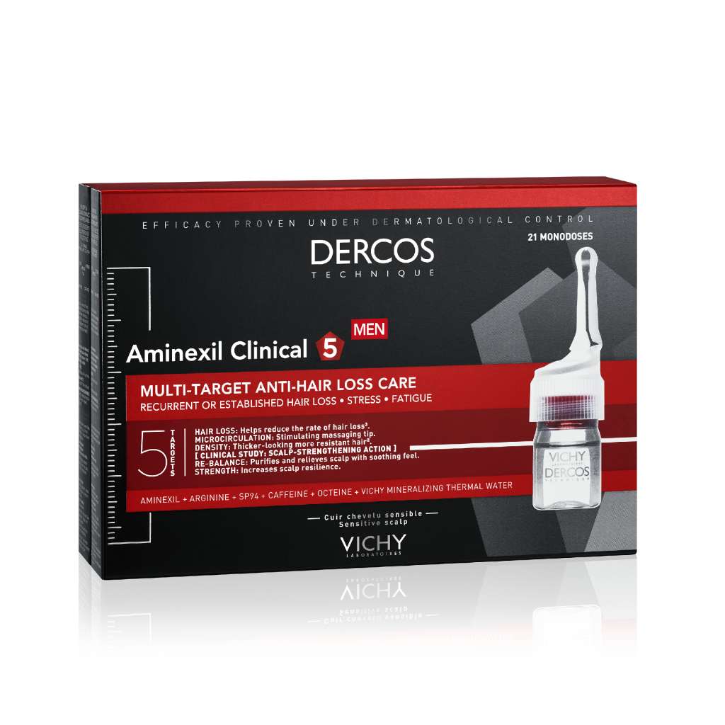 Dercos Aminexil Clinical Homem Ampolas x21