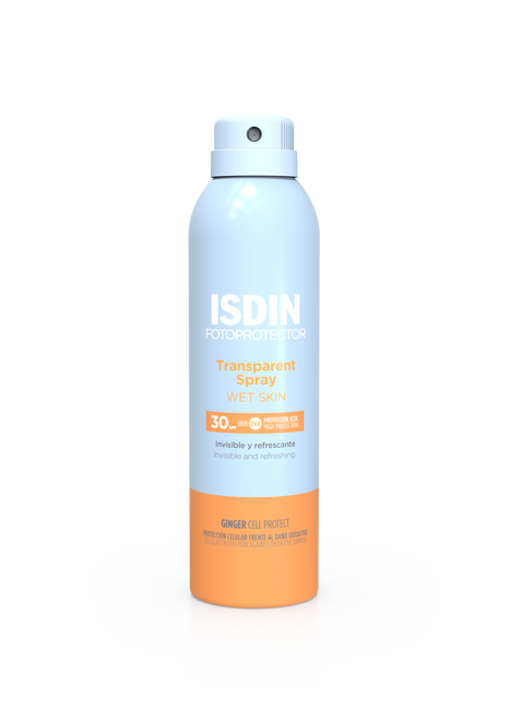 ISDIN Fotoprotector Transparent Spray WT SKIN SPF30 250ML- Protetor solar corporal