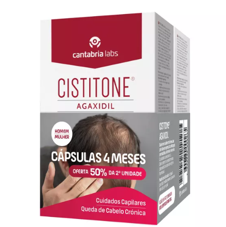 Cistitone Agaxidil Duo Oferta 50% 2ª Embalagem (2x60 cápsulas)