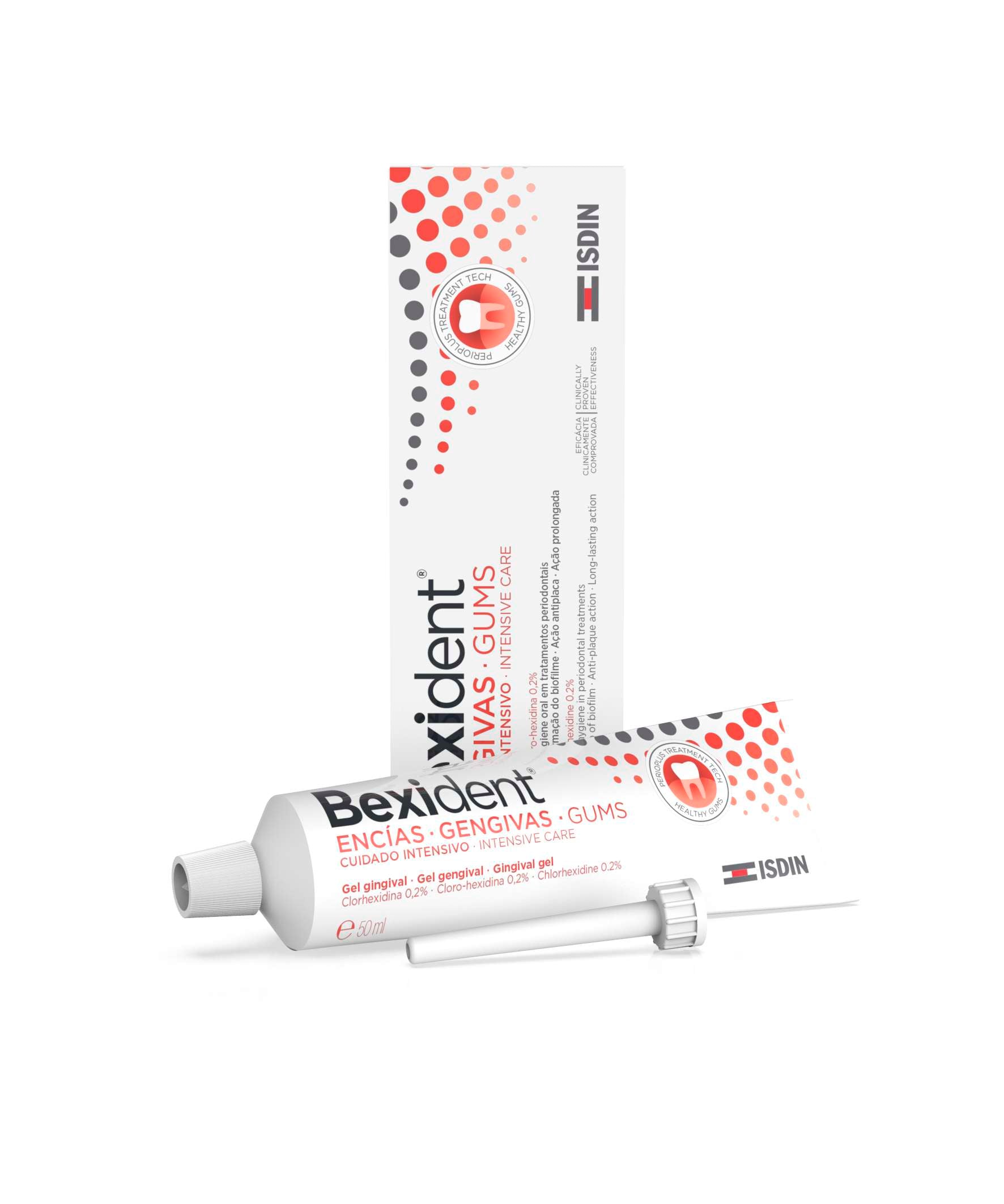 ISDIN Bexident Gengivas Cuidado Intensivo 50ML- Gel com cloro-hexidina para gengivas fragilizadas