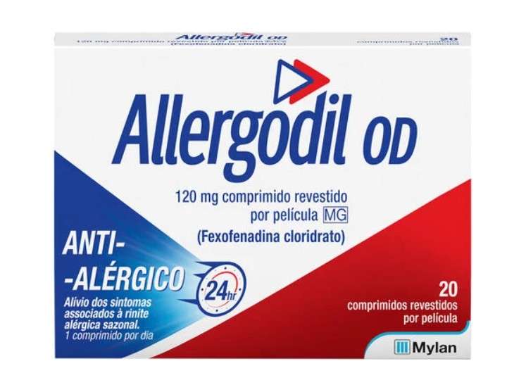 Allergodil OD MG, 120 mg Blister (x20 comprimidos revestidos)