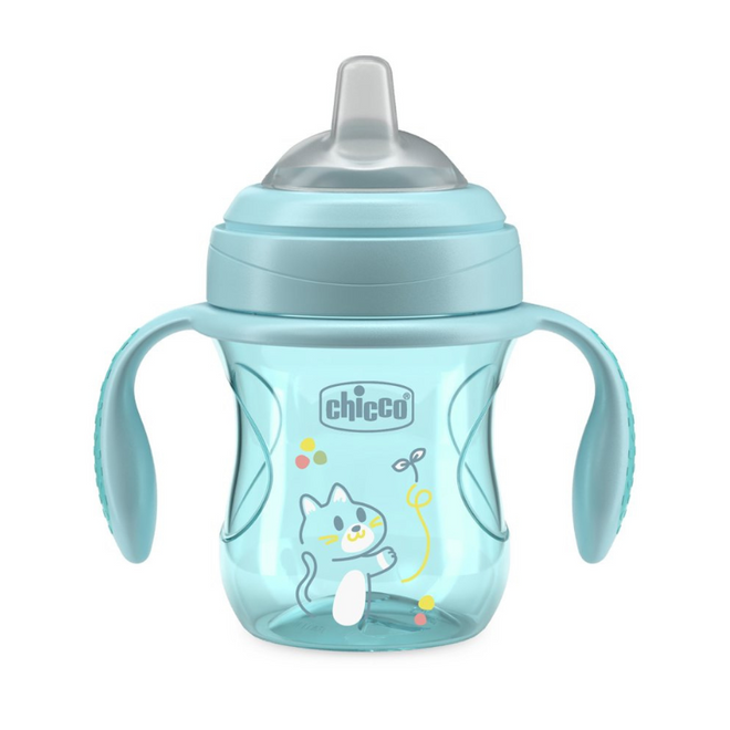 Chicco Copo de Transição Azul 200ml 4M+