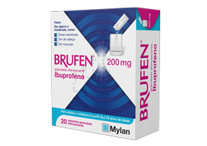 BRUFEN, 200 MG X 20 GRAN EFERV SAQ IBUPROFENO