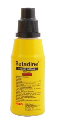 BETADINE, 100 MG/ML-500ML X 1 SOL CUT IODOPOVIDONA