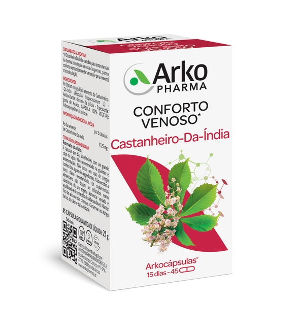 Arkocápsulasulas Castanheiro India BIO 45 cápsulas