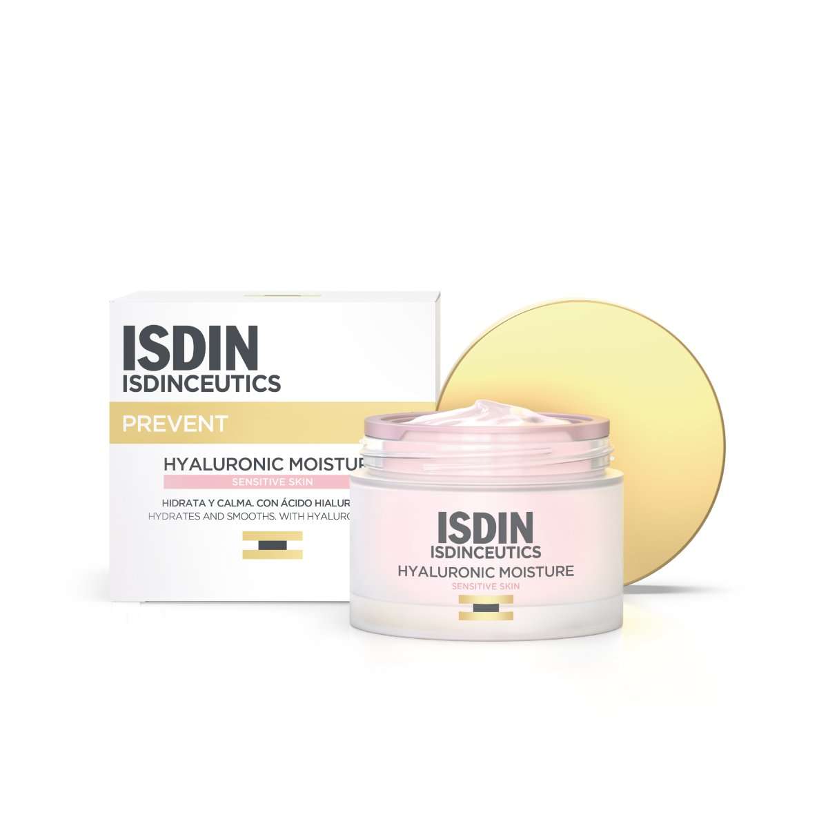 ISDIN Isdinceutics Hyaluronic Moisture Sensitive 50G- Crem hidratante e calmante para pele sensível