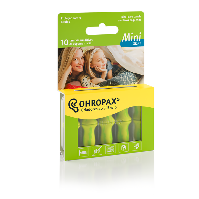Ohropax Tampão Auricular Mini Soft (X10 Unidades)