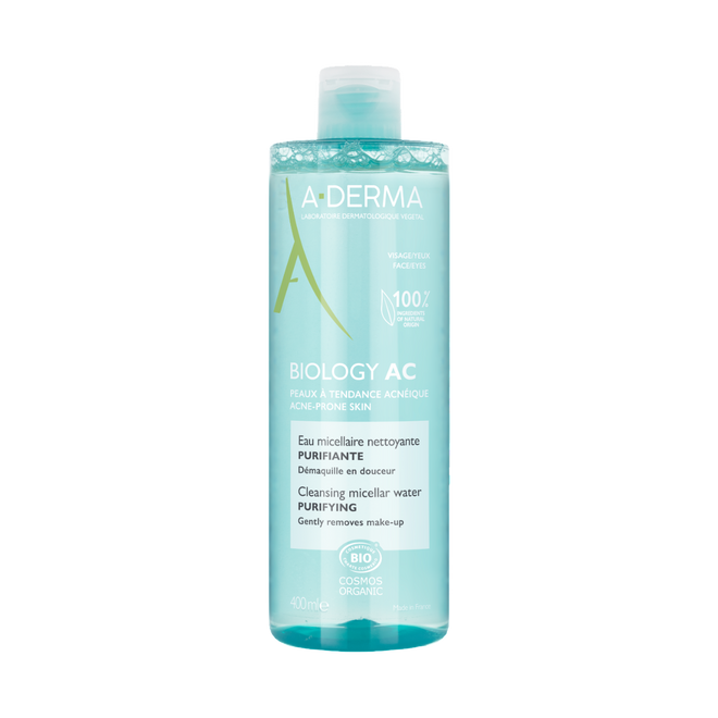 A-Derma Biology AC Água Micelar Purificante 400ml