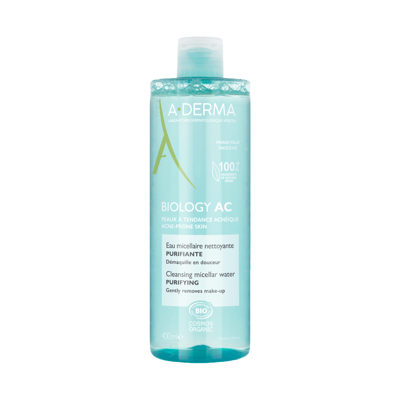 A-Derma Biology AC Água Micelar Purificante 400ml