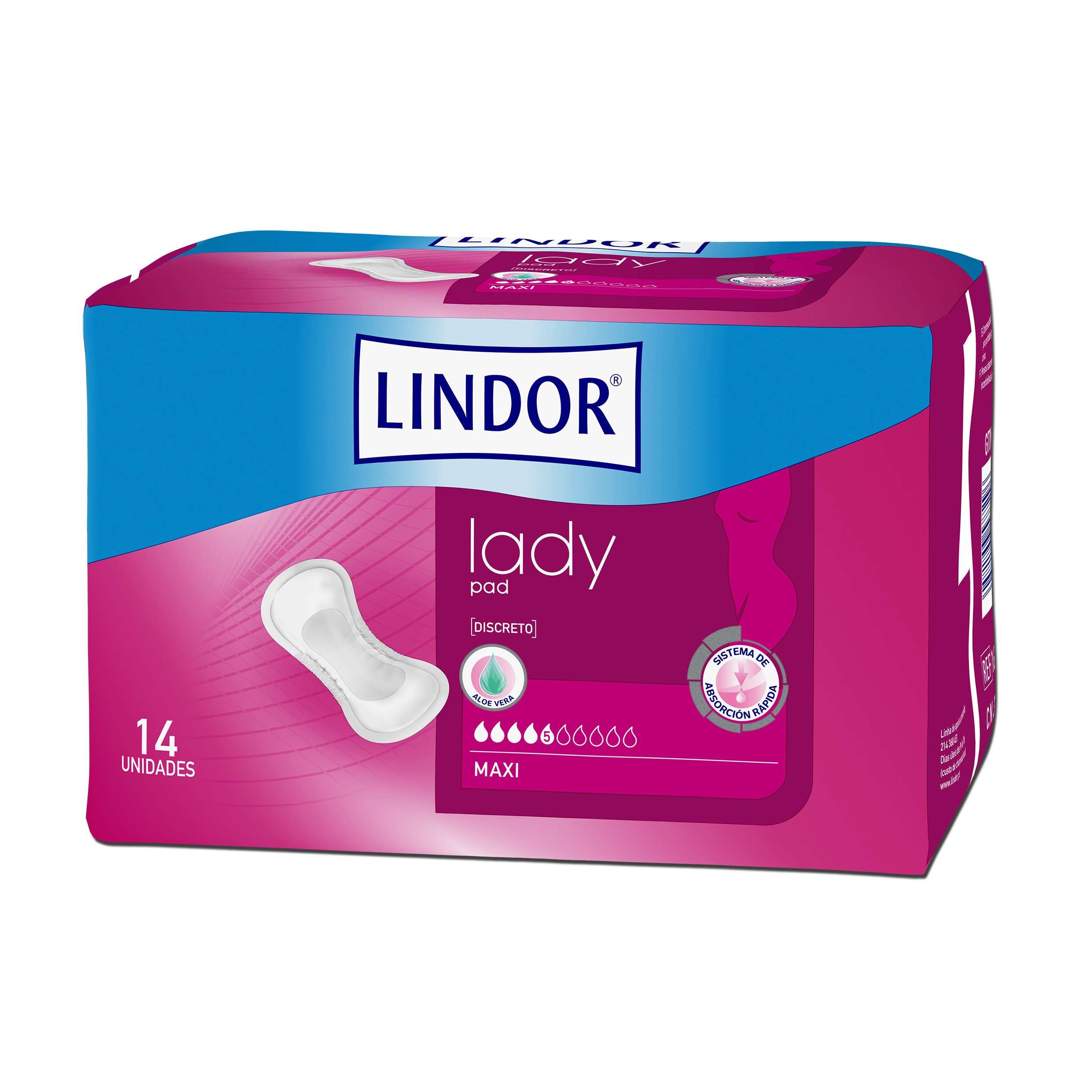 Lindor Lady Penso Maxi 5 gotas x14 unidades