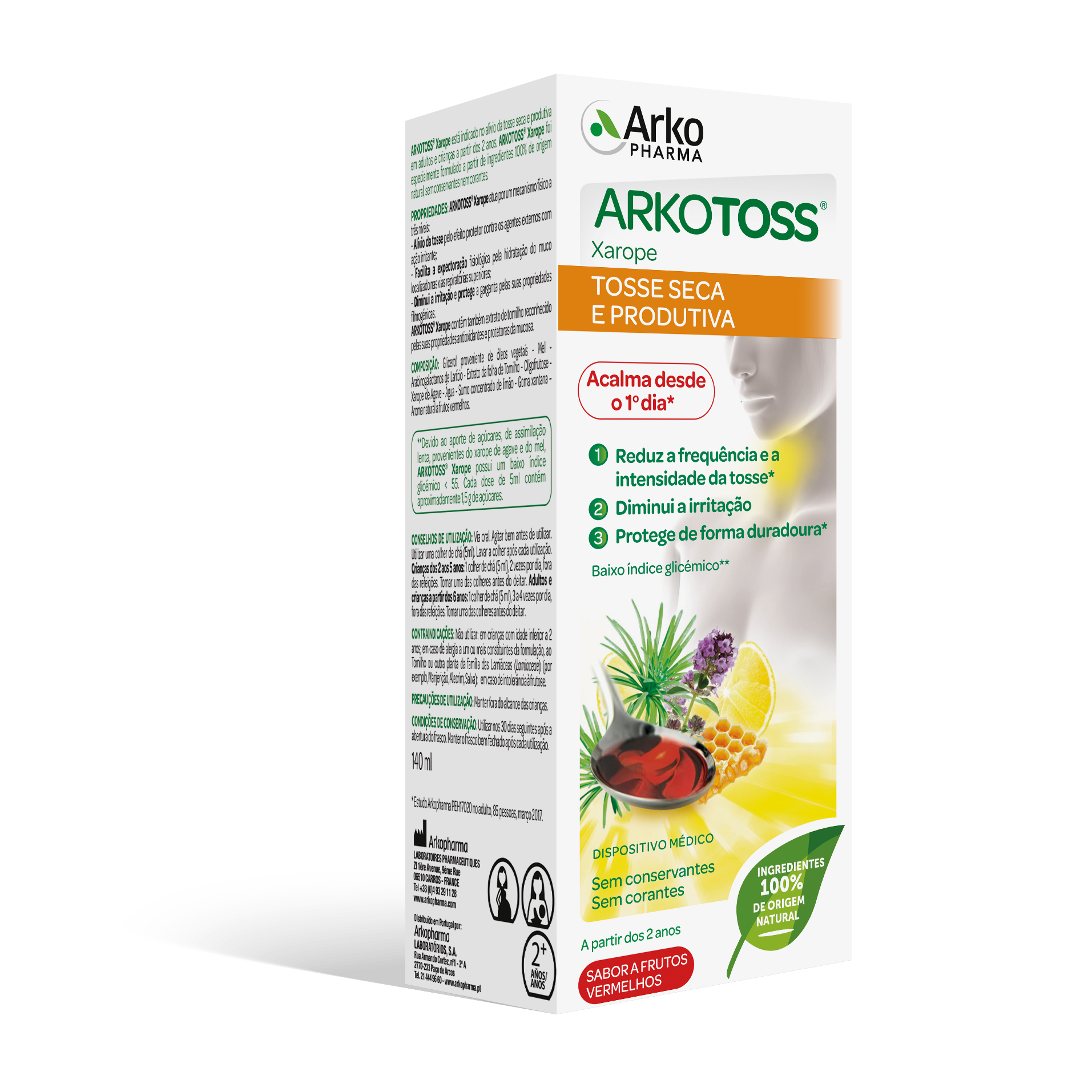 Arkotoss Tosse Xarope Frutos Vermelhos 140ml