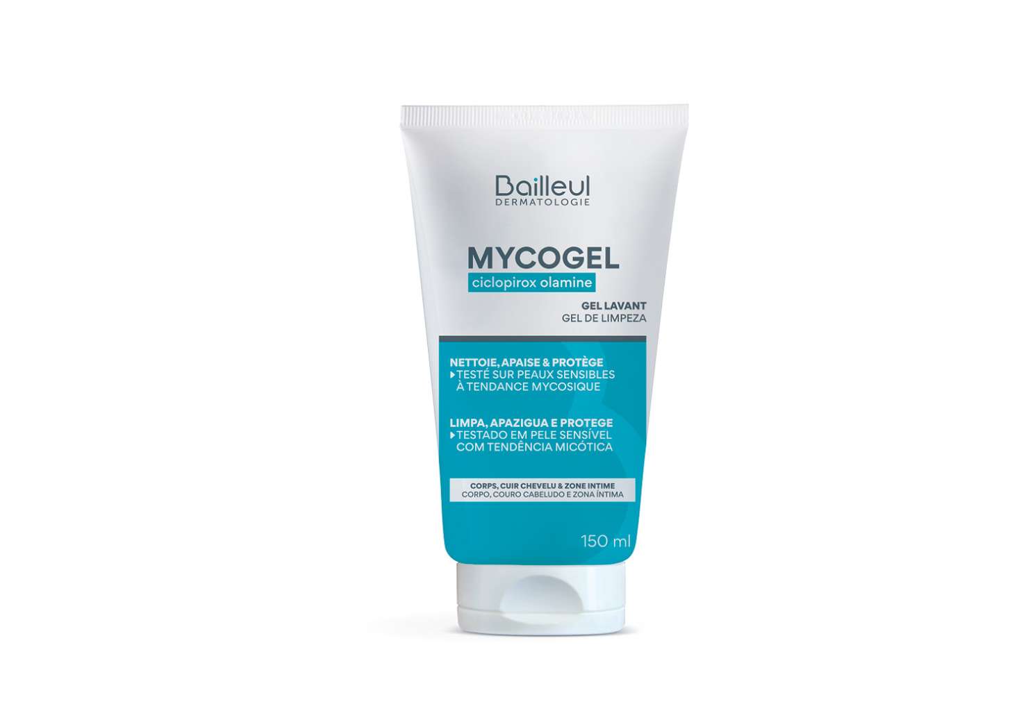 Mycogel Ciclopirox Olamine Gel Limpeza - 150ml