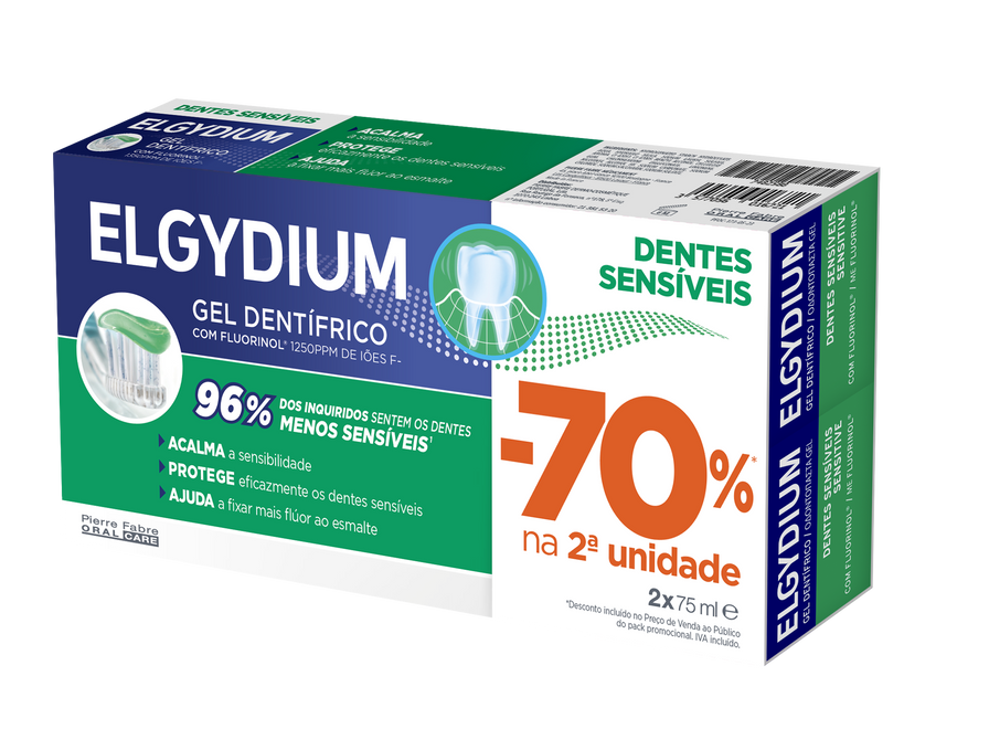 Elgydium Duo Dentes Sensíveis 70% 2ª unidade