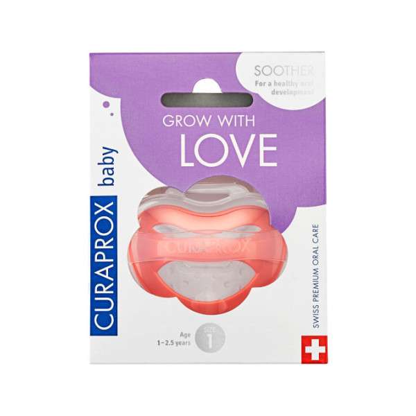 Curaprox Baby Chupeta T1 Coral