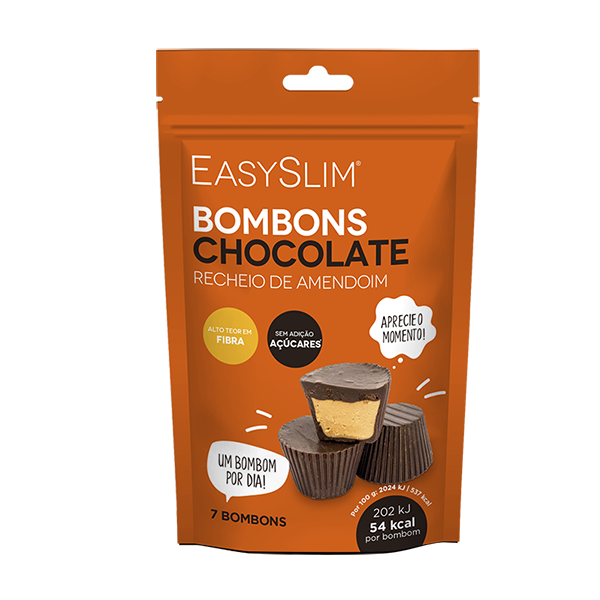 EasySlim Bombons Chocolate com Recheio de Amendoim X7