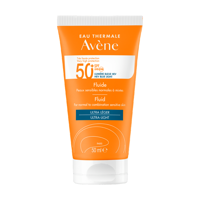 Avène Protetor Solar Rosto Fluído SPF 50+ Pele Normal e Mista 50 ml
