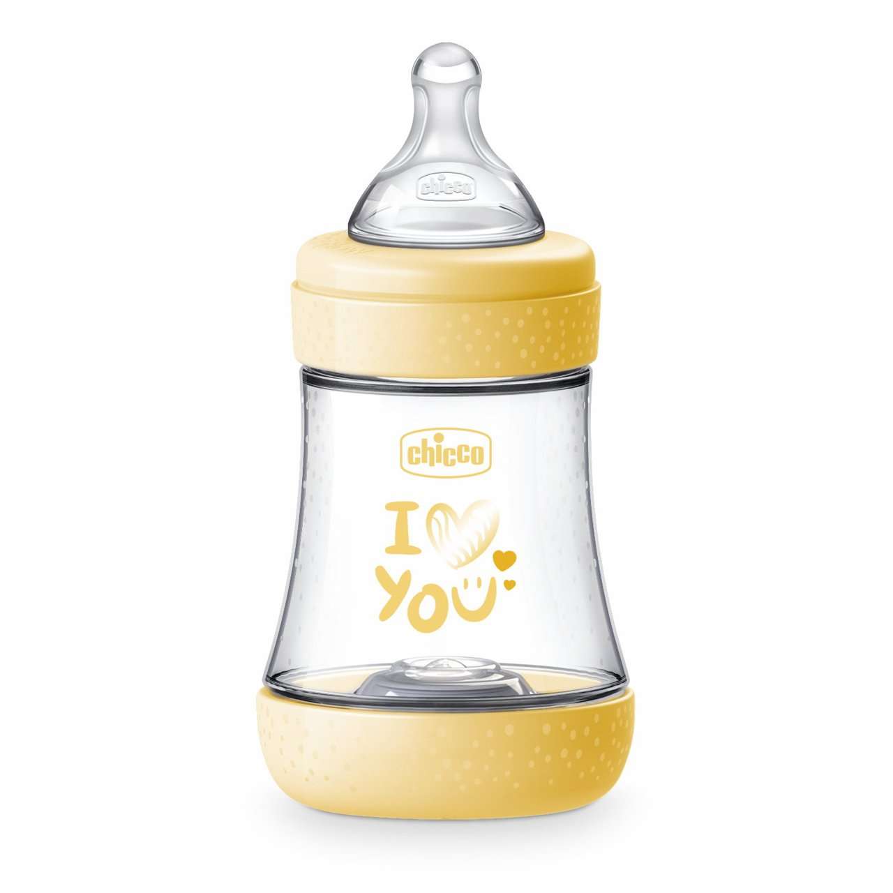 Chicco Biberão Perfect 5 Amarelo Fluxo Rápido OM+ 150ml