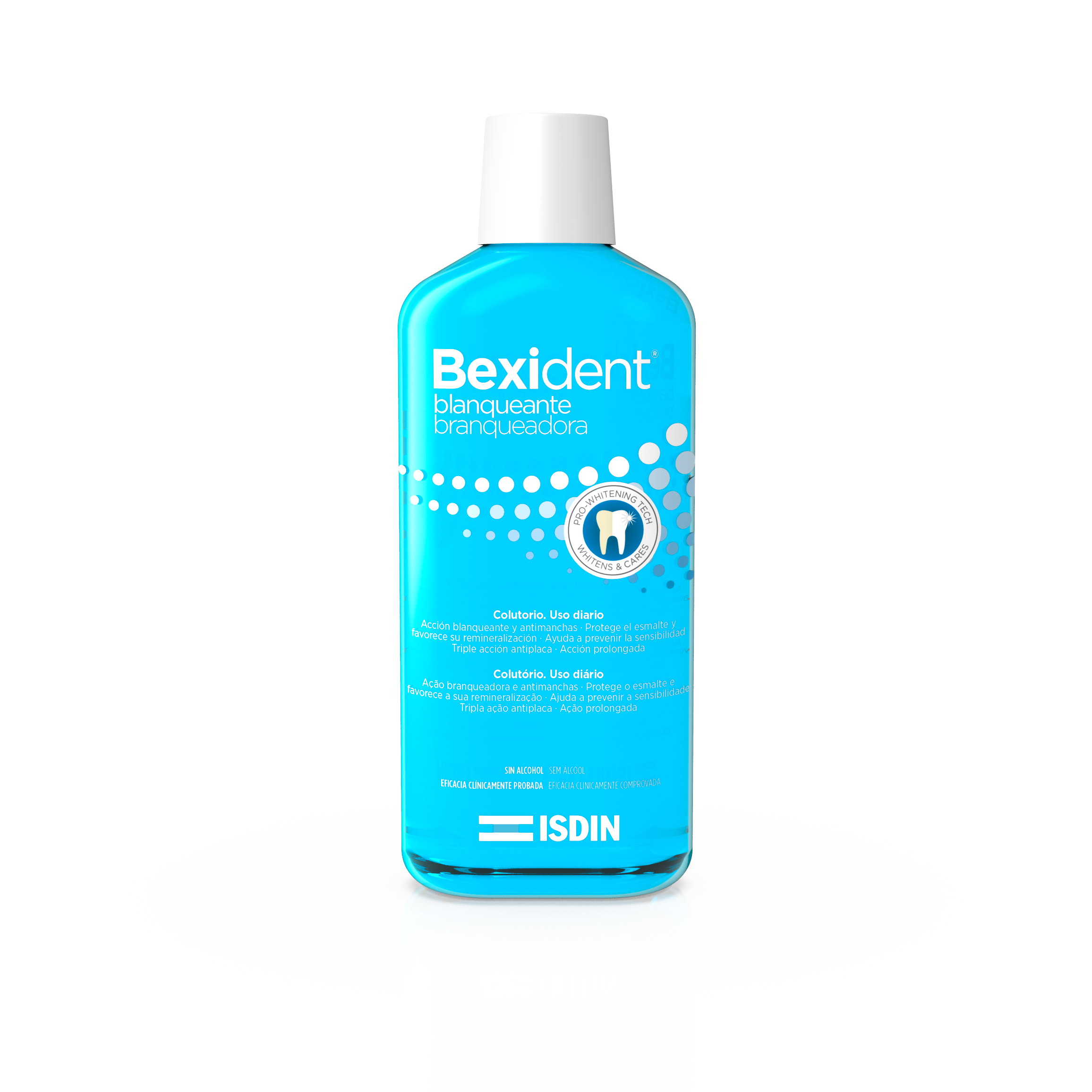 ISDIN Bexident Branqueador Colutório 500ML- Colutório com ação branqueadora