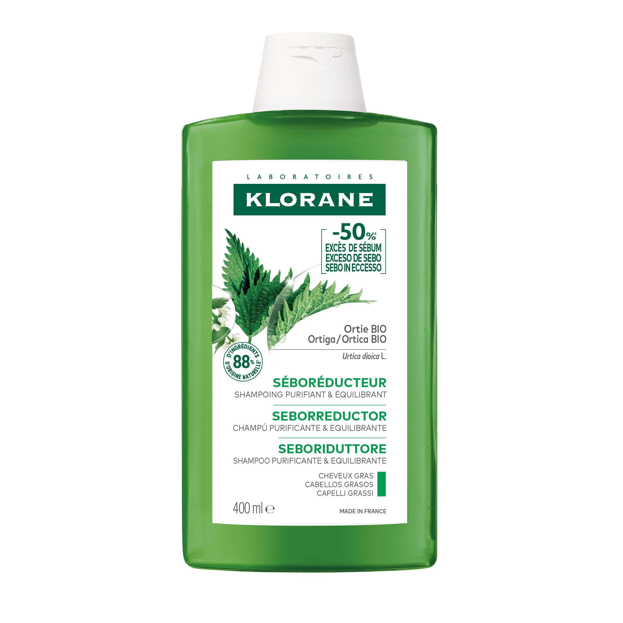 Klorane Capilar Champô Ortiga Branca 400ml