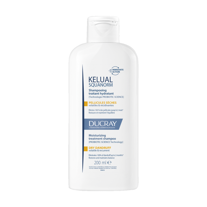 Ducray Kelual Squanorm Champô Anti-Caspa Seca 200ml