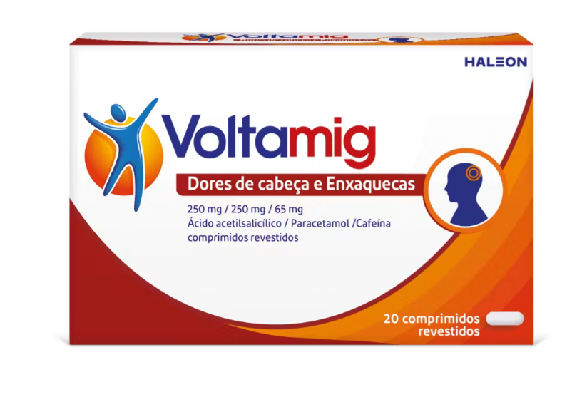 Voltamig , 250 mg + 250 mg + 65 mg Blister 20 Unidade(s) Comp revest pelic