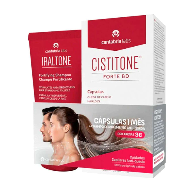 Cistitone Forte BD (x60 cápsulas) + Iraltone Champô - 200ml