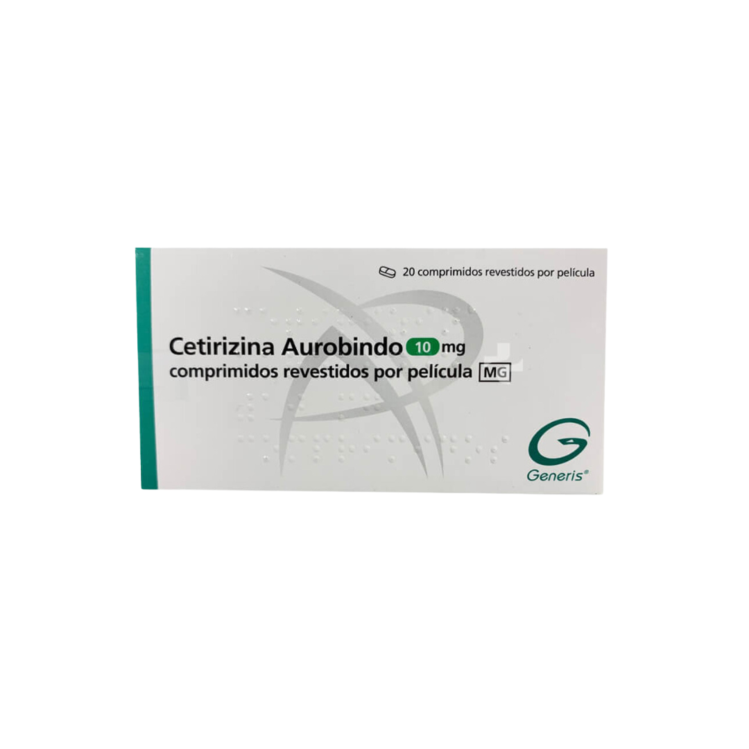 Cetirizina Aurobindo MG, 10 mg x 20 comp ver