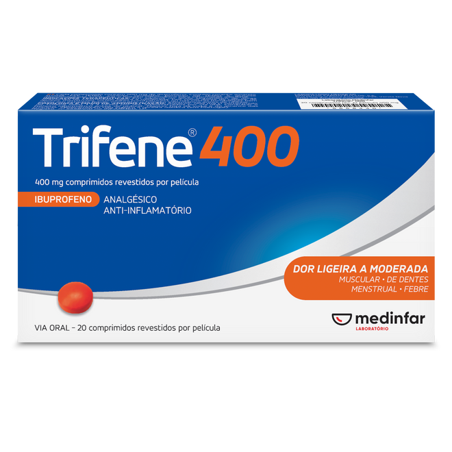 Trifene 400, 400 mg x 20 comp ver