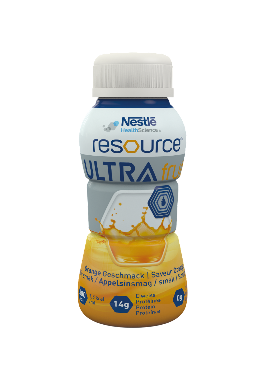 Resource Ultra Fruit Solução Oral Laranja 4x200ml