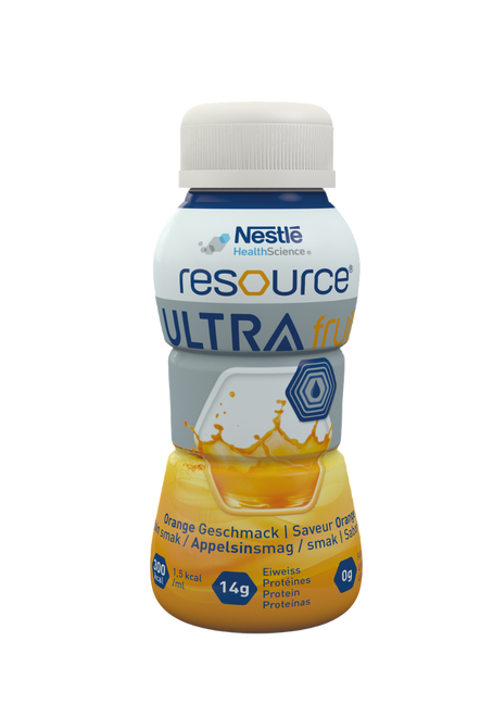 Resource Ultra Fruit Solução Oral Laranja 4x200ml