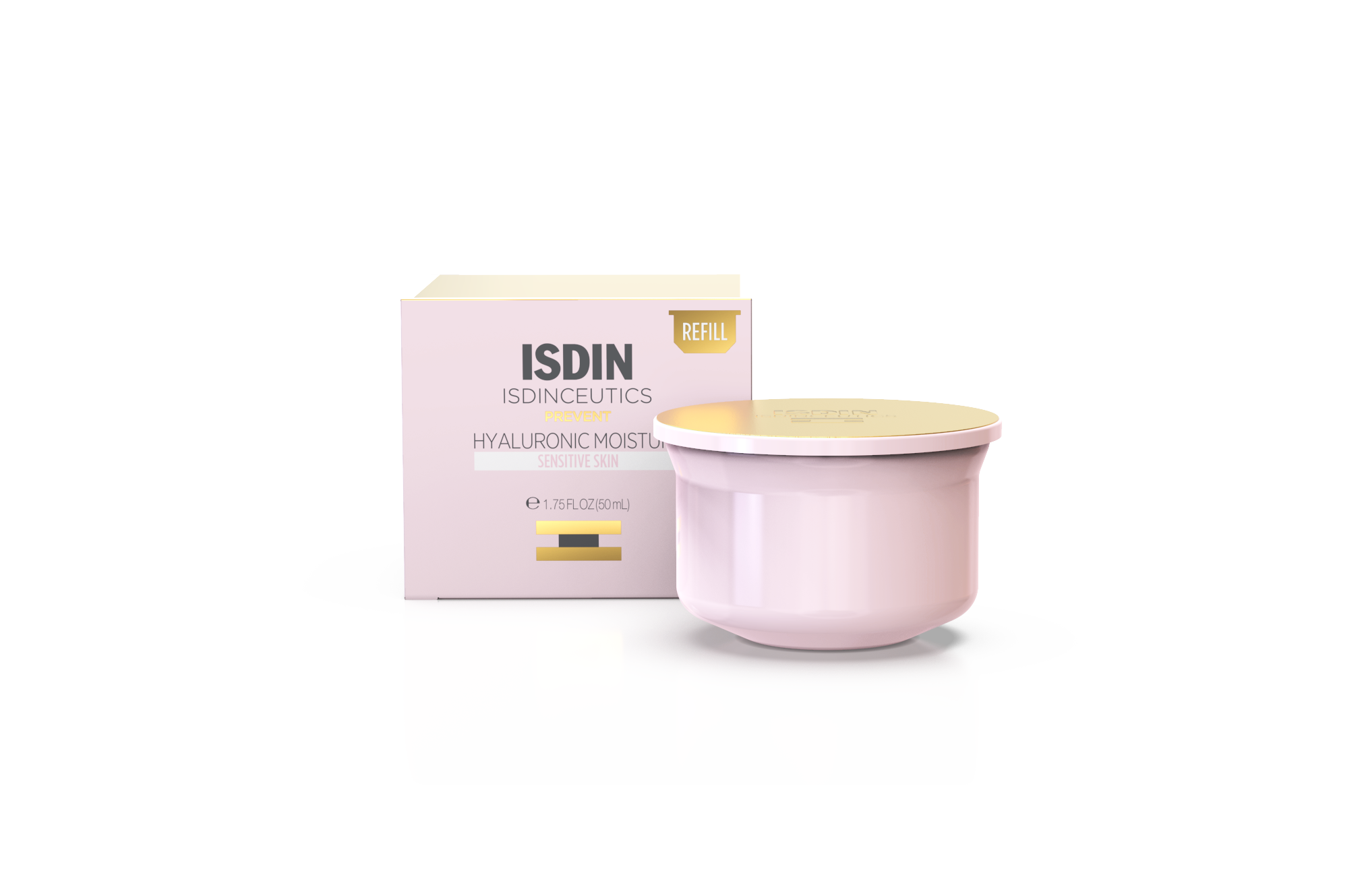 ISDIN Isdinceutics Hyaluronic Moisture Sensitive REFILL 50G- Creme hidratante e calmante para pele sensível 
