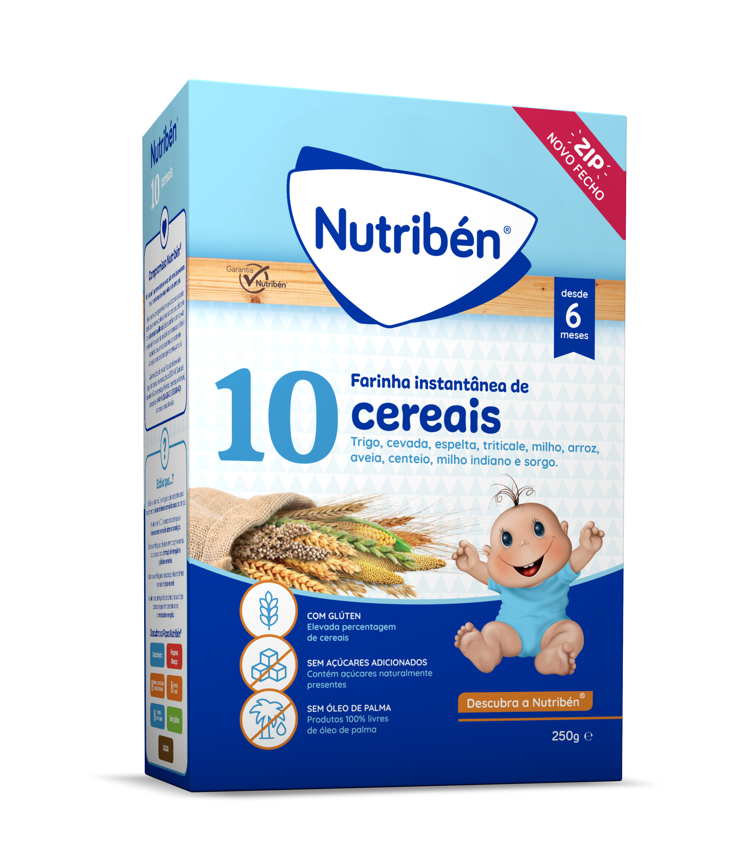 Nutribén Farinha 10 Cereais 6M+ 250g  