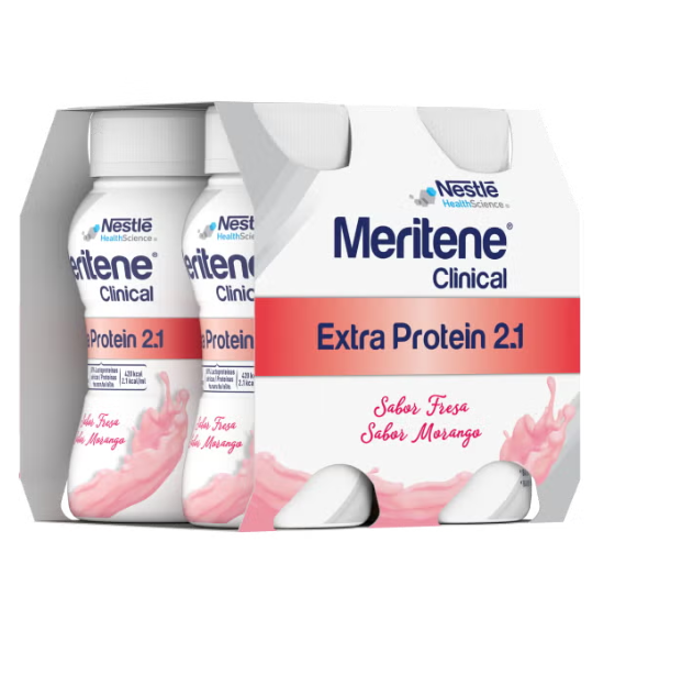 Meritene Clinical Extra Protein Morango 2.1 200ml x4