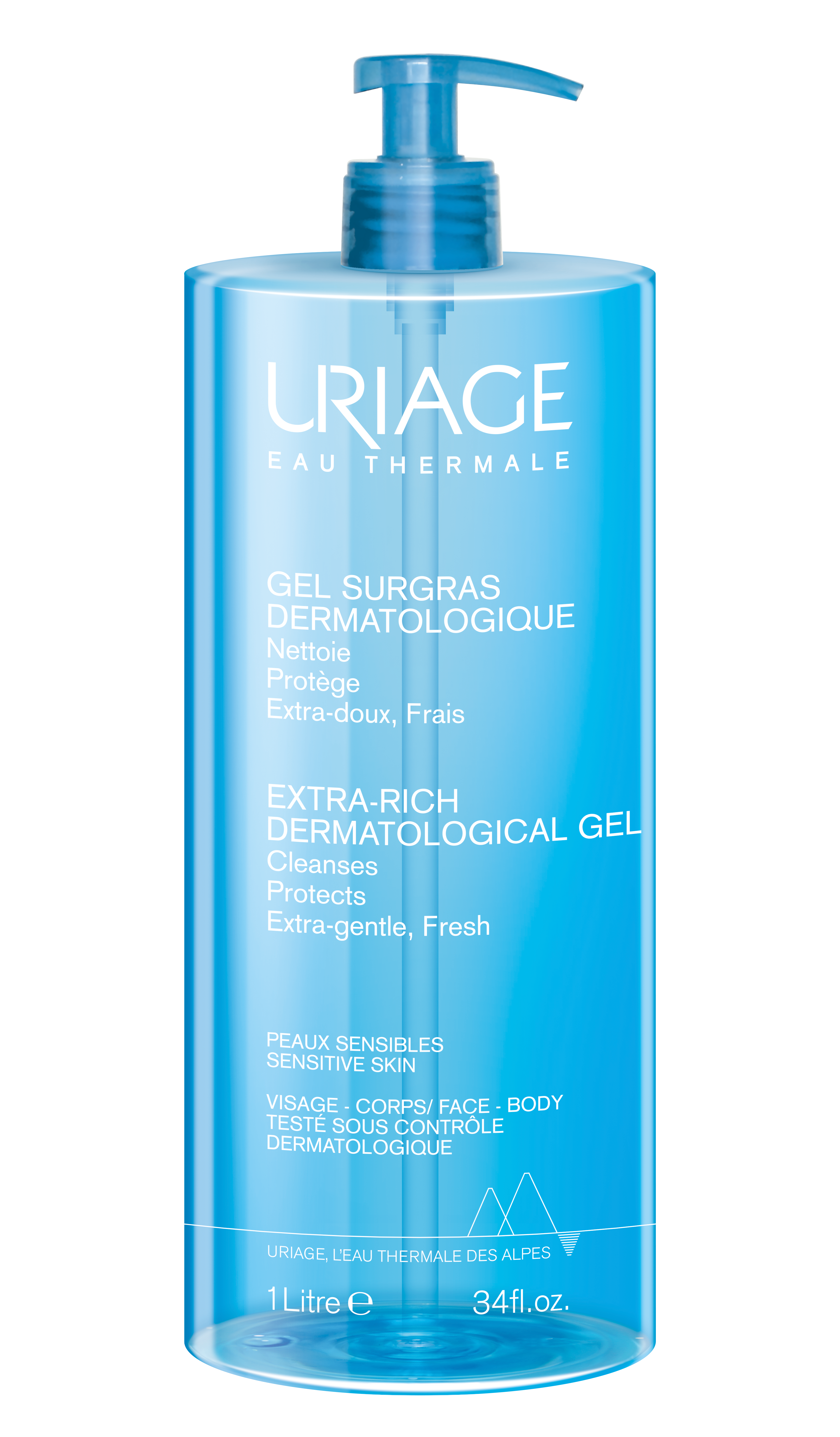 Uriage Surgas Gel Lavante Dermatológico 1L