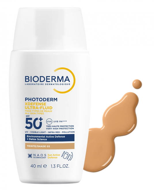 Bioderma Photoderm X Defense Ultra Fluido SPF50+_ Dourado - 40ml