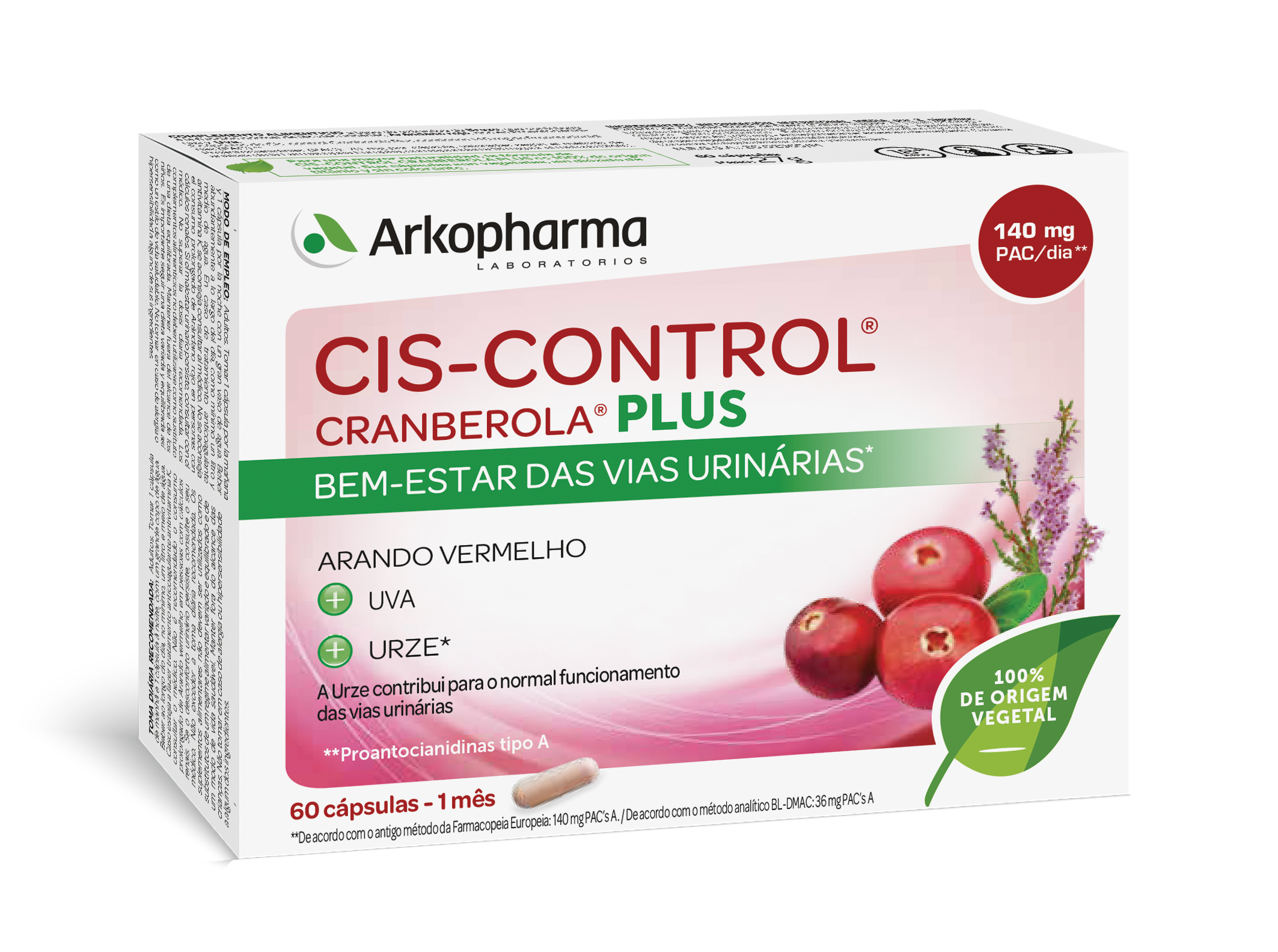 Cis-Control Cranberola Plus 60 cápsulas