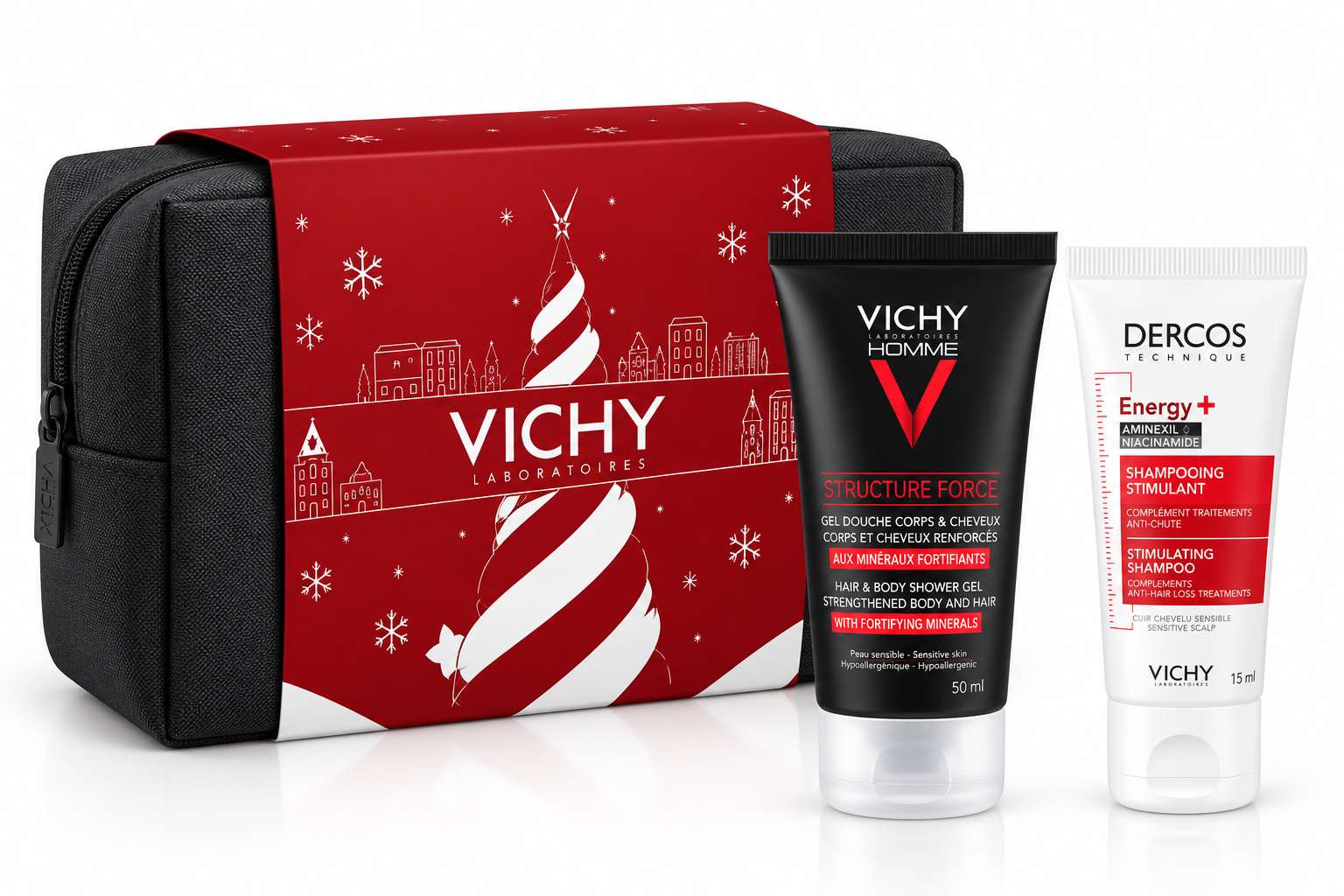 Vichy Homme Structure Force Creme Antienvelhecimento + Oferta Coffret Natal26