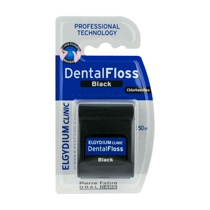 Elgydium Clinic Fio Dentário Black 50m