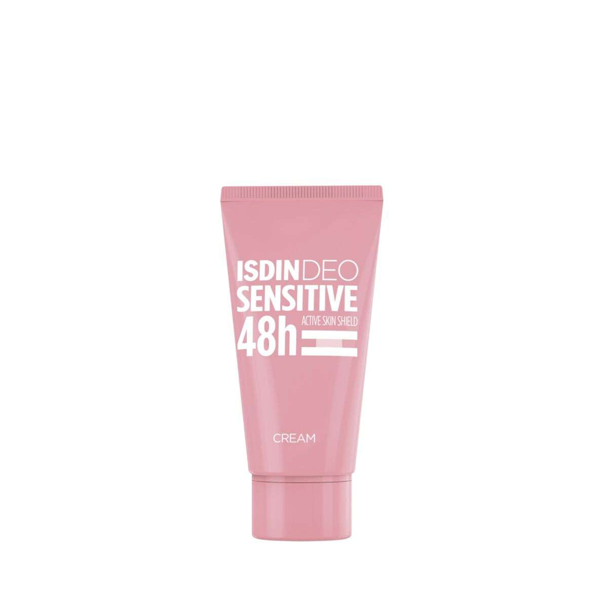 Isdin Deo Sensitive creme 50ML - Desodorizante antitranspirante em creme para peles sensíveis com 48h de alta proteção