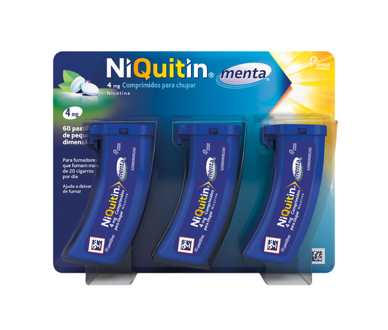 Niquitin Menta 4,0 Mg X 60 Comprimidos Para Chupar