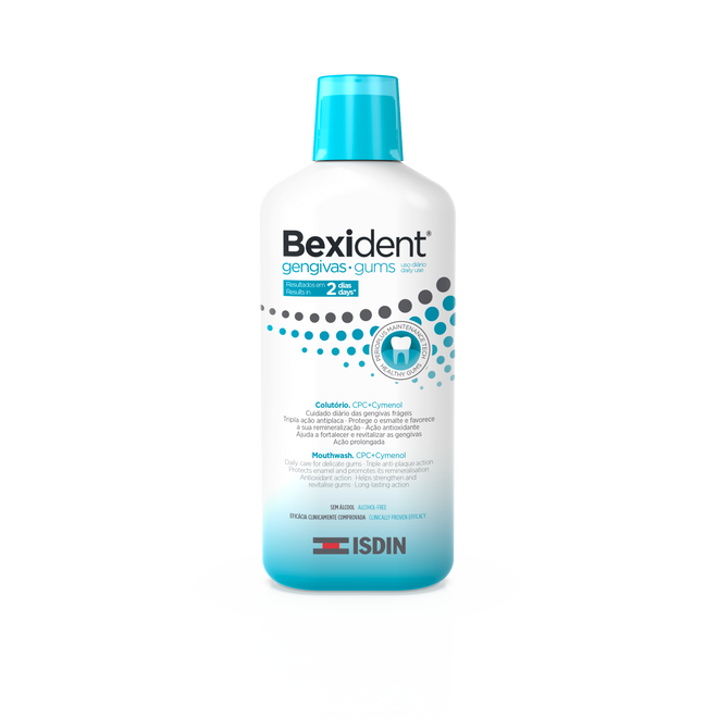 ISDIN Bexident Gengivas 500ML- Colutório com cloro-hexidina para gengivas fragilizadas