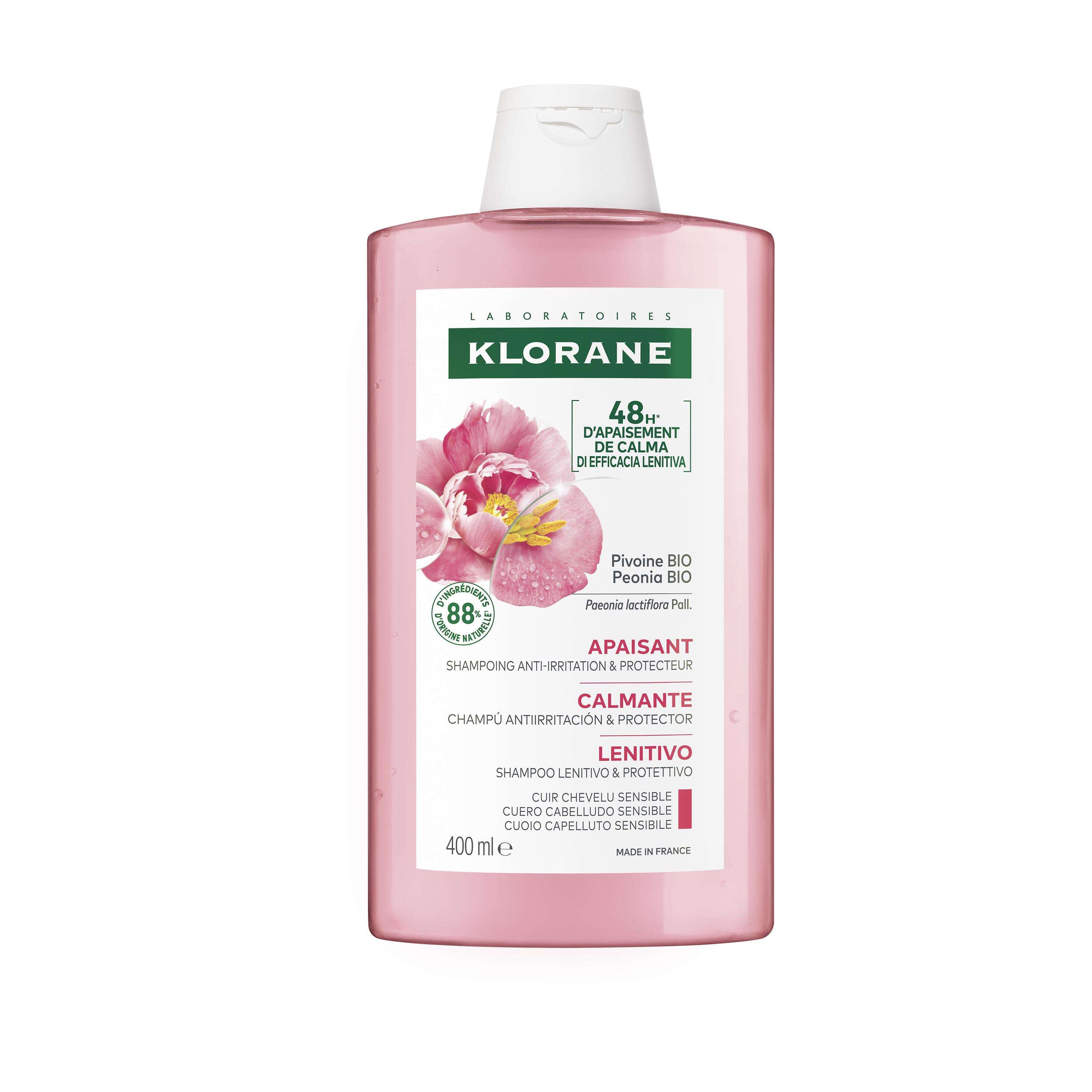 Klorane Capilar Champô Peônia 400ml
