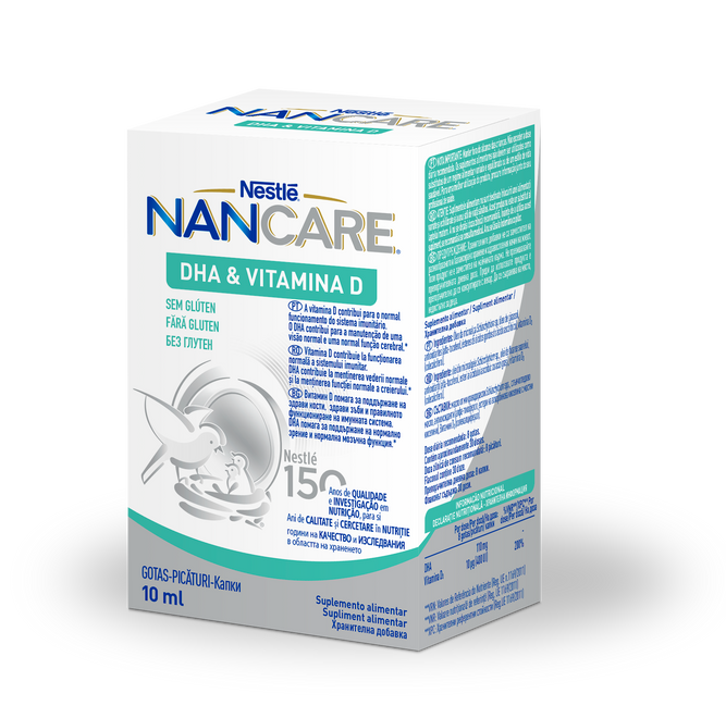 Nancare DHA Vitamina D Gotas 10ml